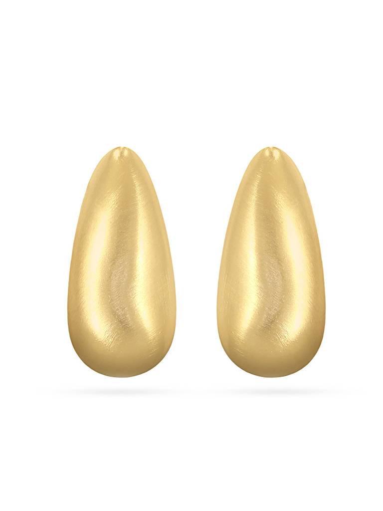 Mini Teardrop Golden Stud Earrings : YI24A0048E