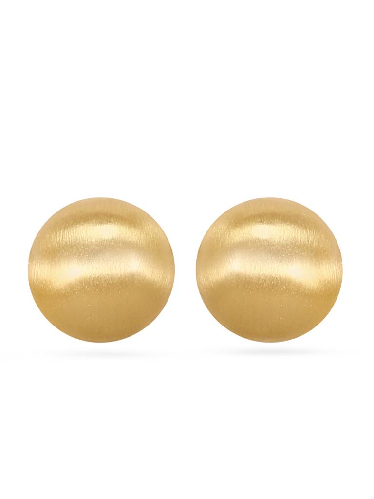 Minimalist Round Shaped Stud Earrings : YI24A0049E