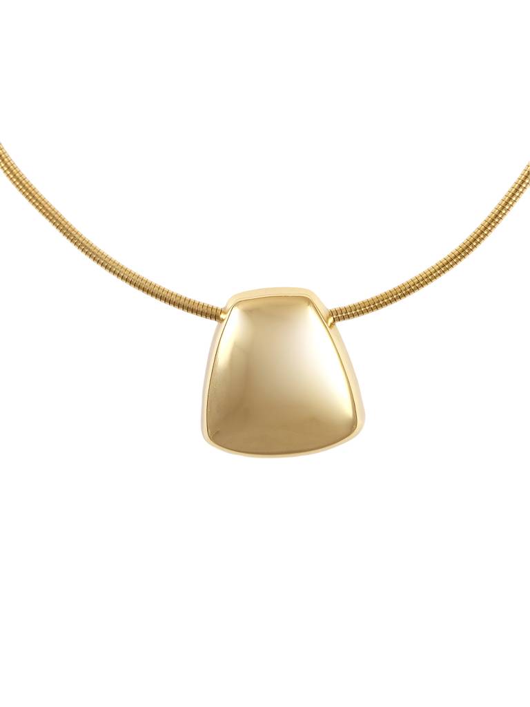 Boho Style Gold Tone Pendant Necklace : YI24A0084N