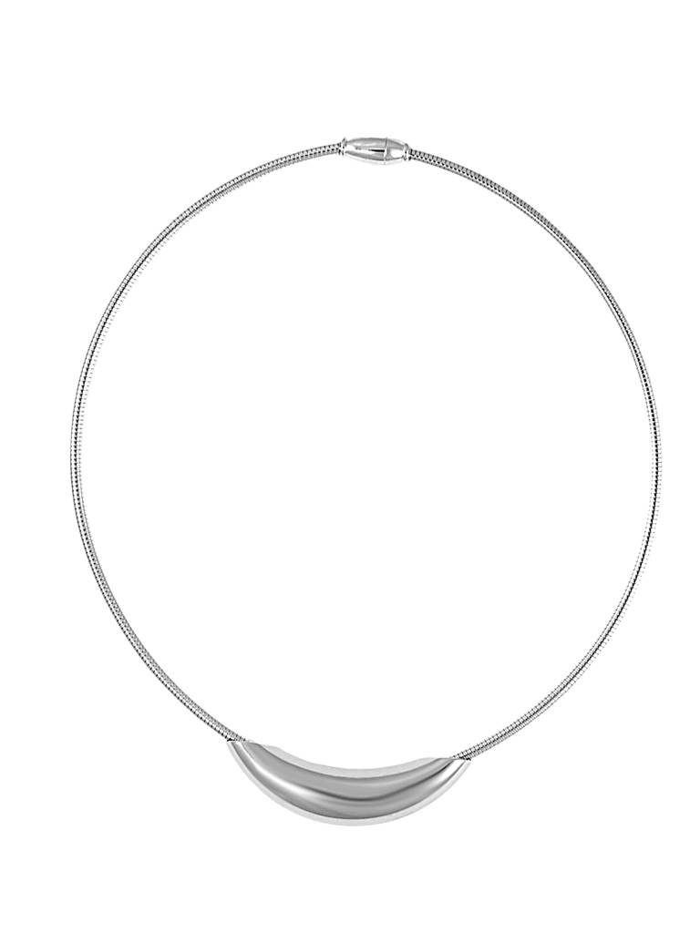 Modernist Silver Necklace : YI24A0091N