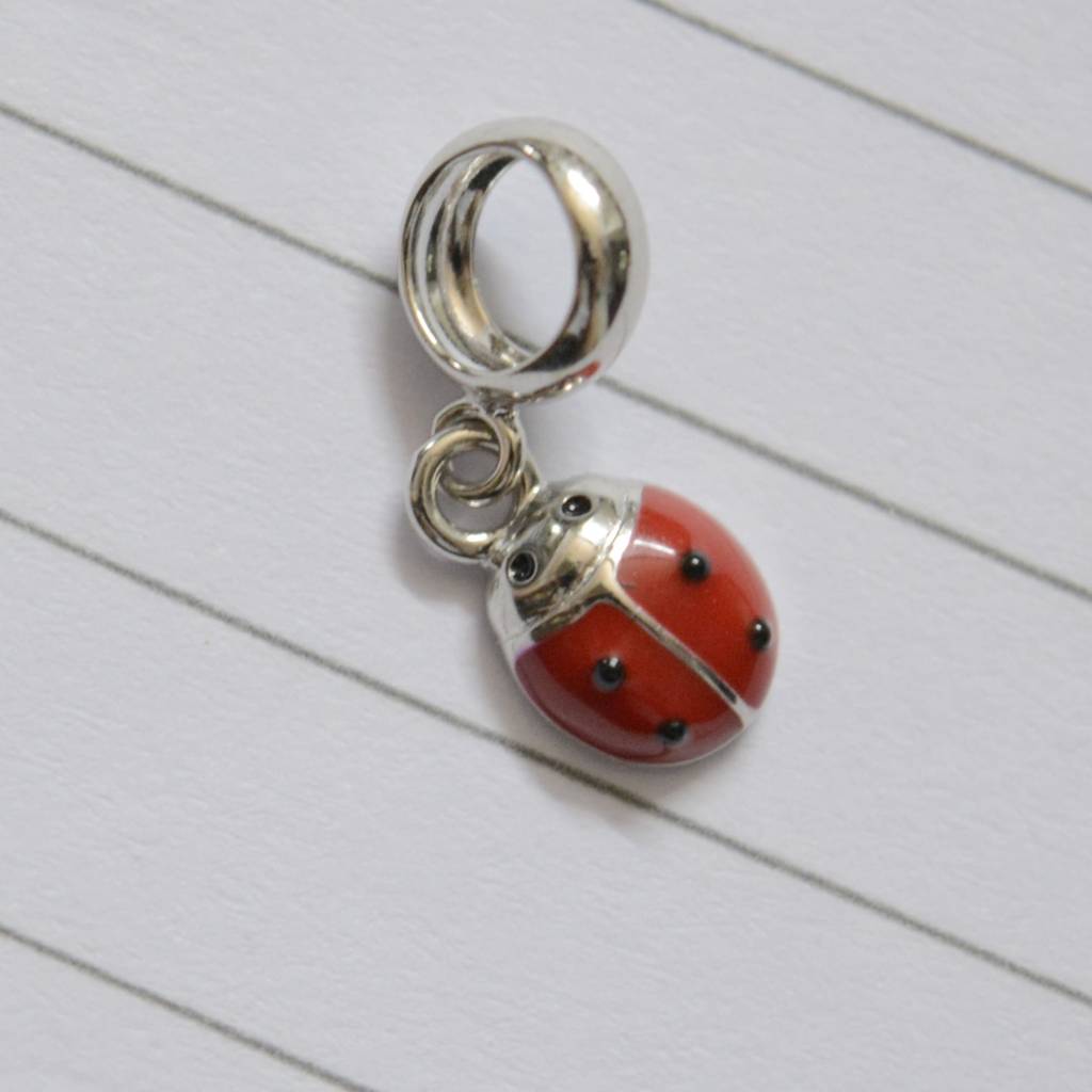 Ladybug Charm Pendant - 925 Silver Jewelry : 1301
