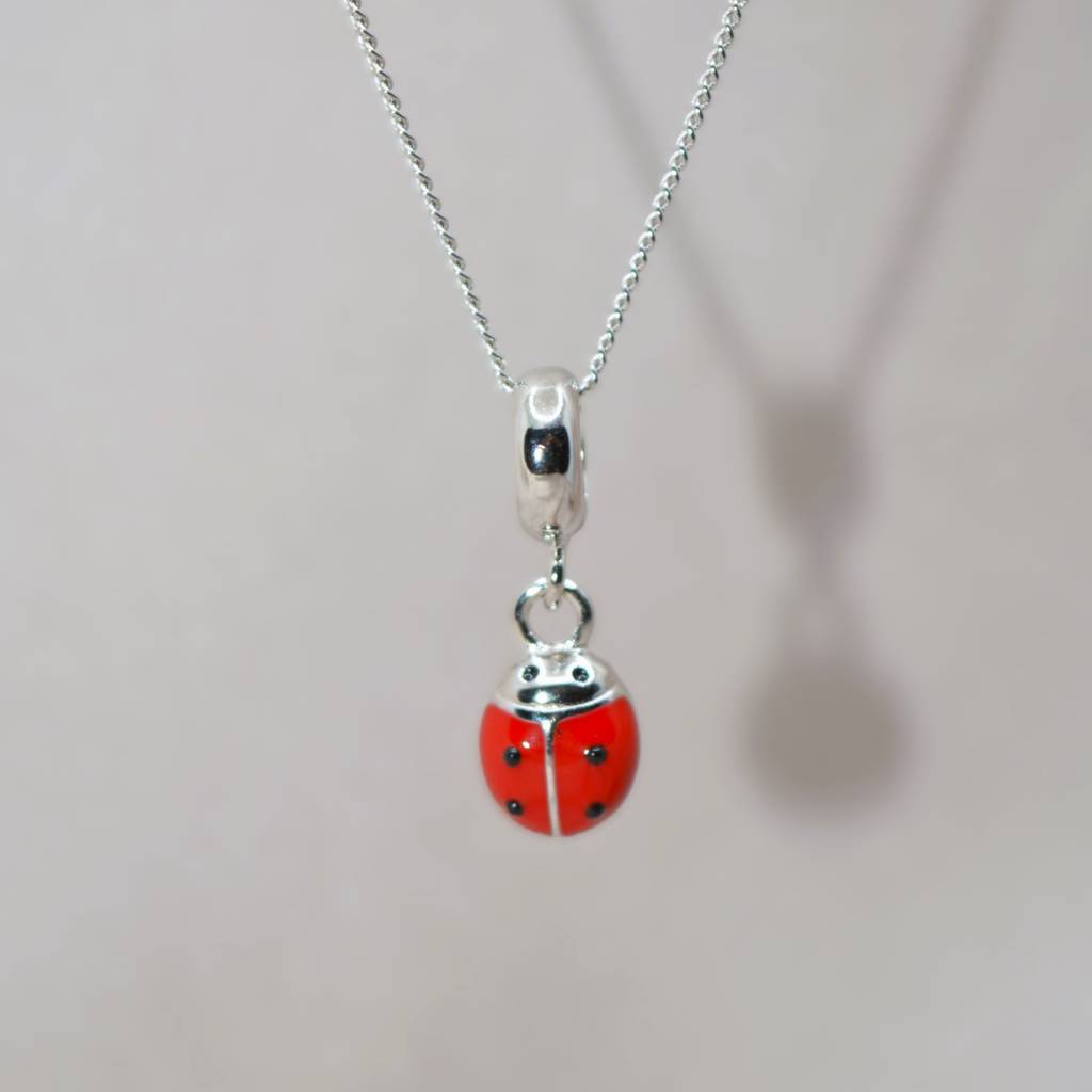 Ladybug Charm Pendant - 925 Silver Jewelry : 1301