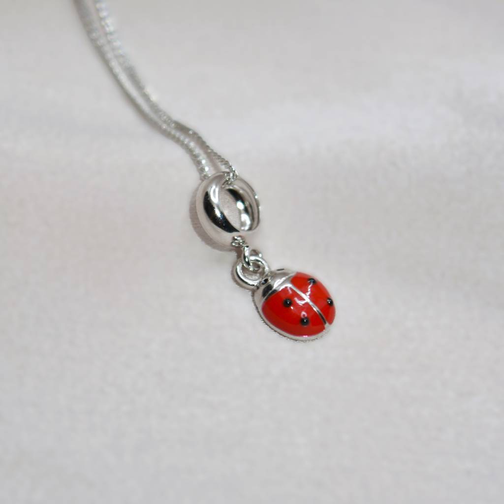 Ladybug Charm Pendant - 925 Silver Jewelry : 1301