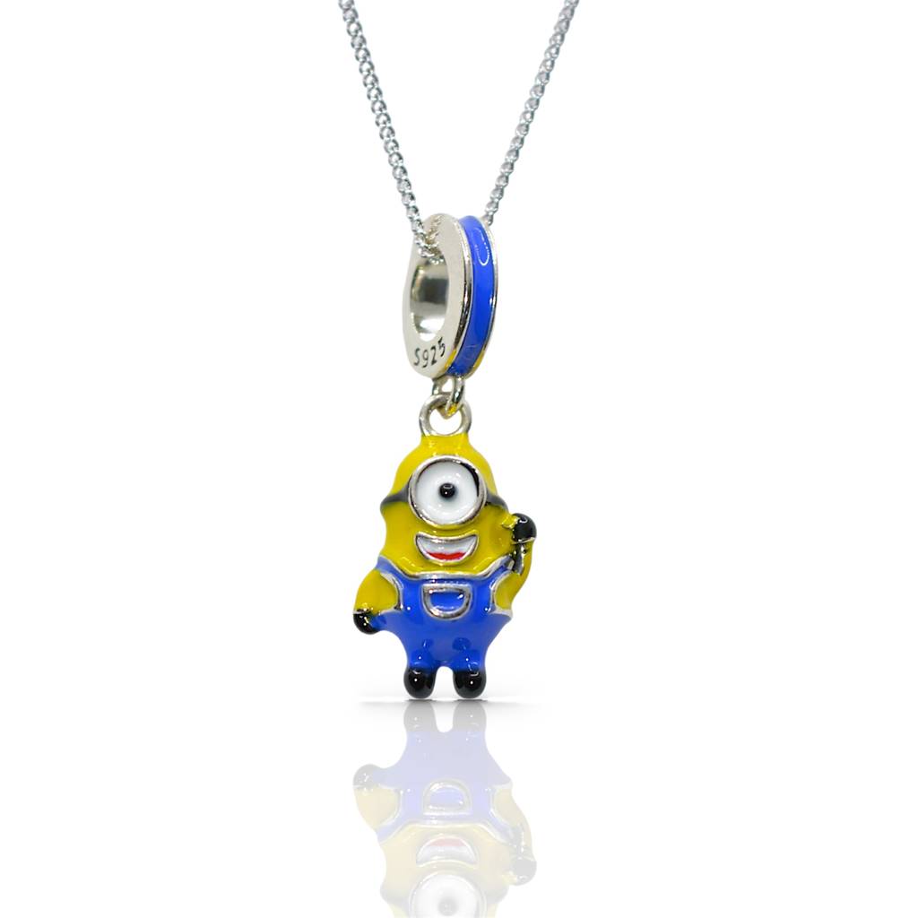 Minion Charm Pendant - 925 Silver Jewelry : 1303