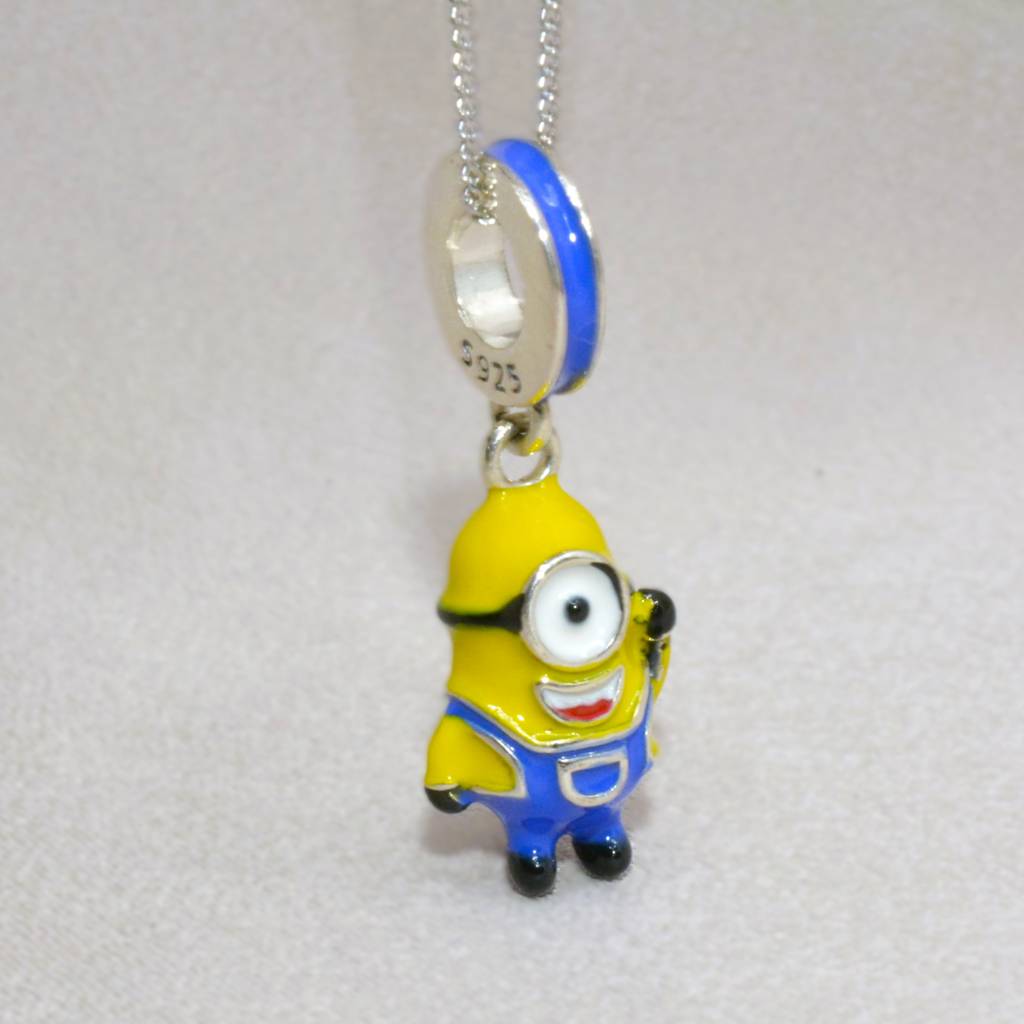 Minion Charm Pendant - 925 Silver Jewelry : 1303