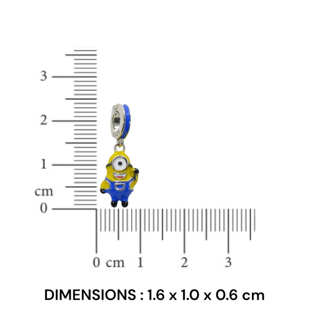 Minion Charm Pendant - 925 Silver Jewelry : 1303