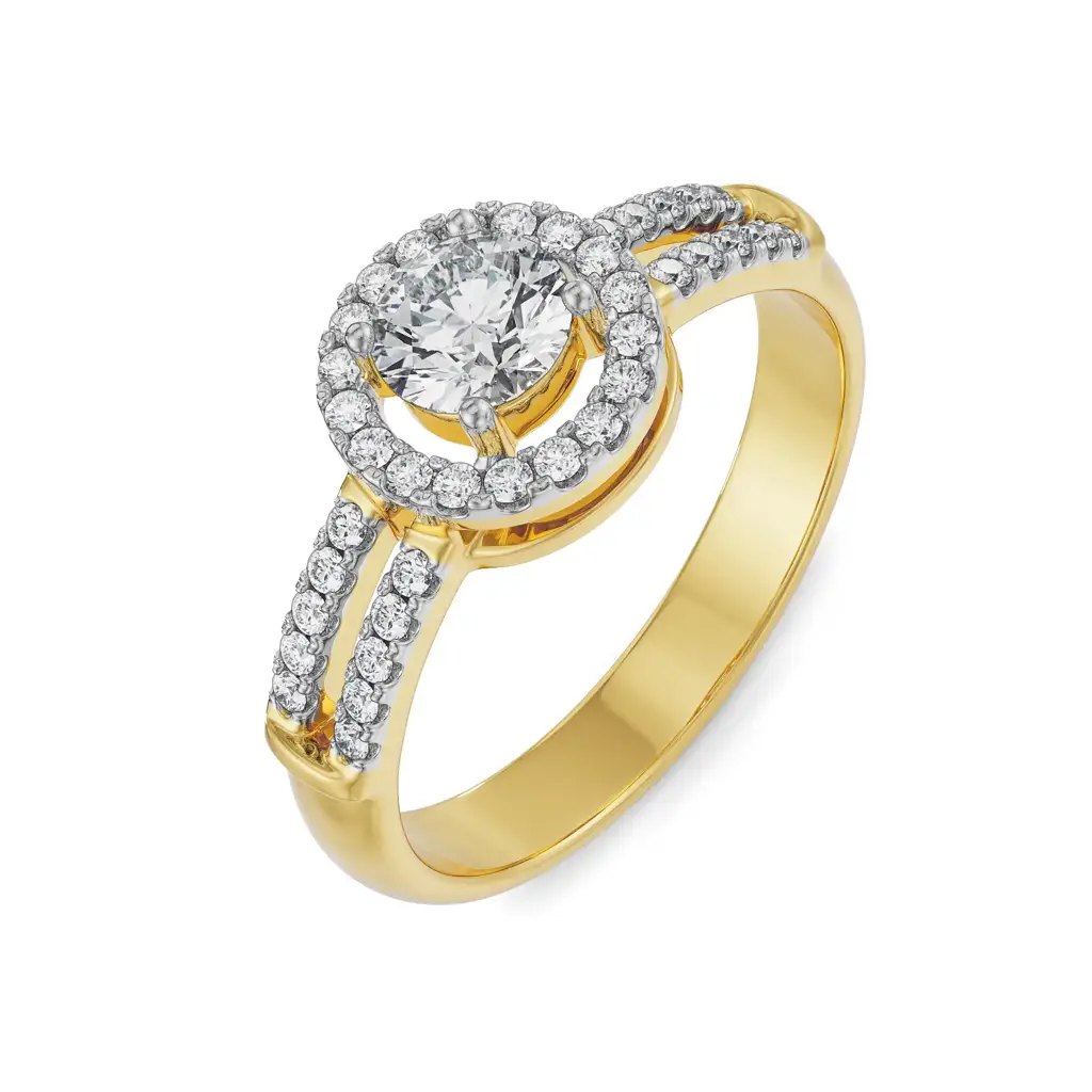 Lily Halo Engagement Ring : R1312