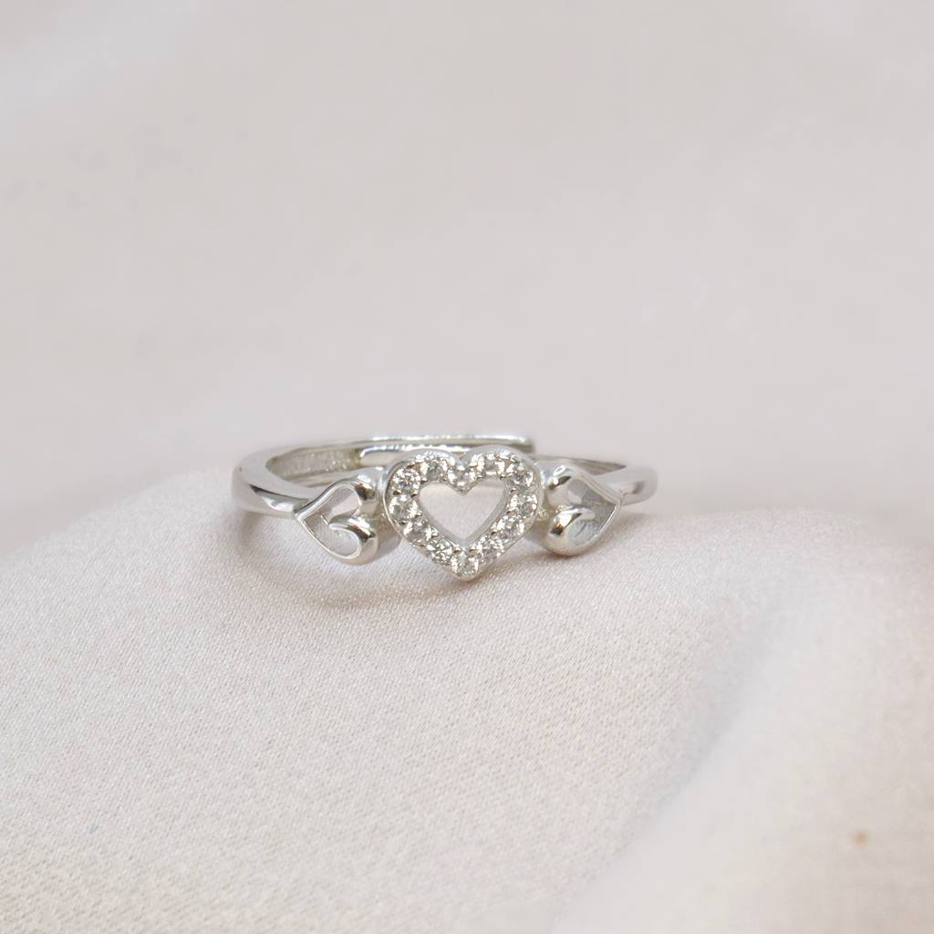 Heart-To-Heart 925 Silver Ring : 1317