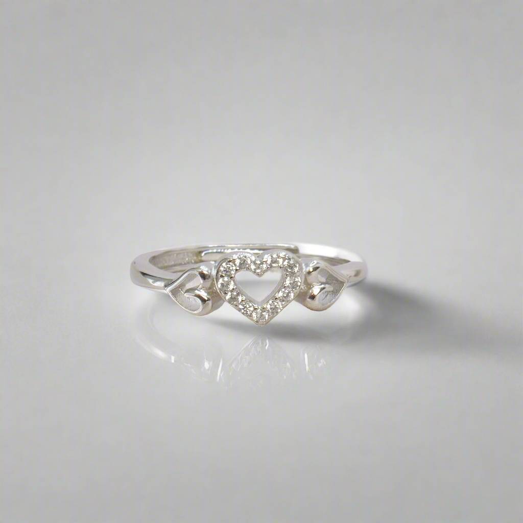 Heart-To-Heart 925 Silver Ring : 1317