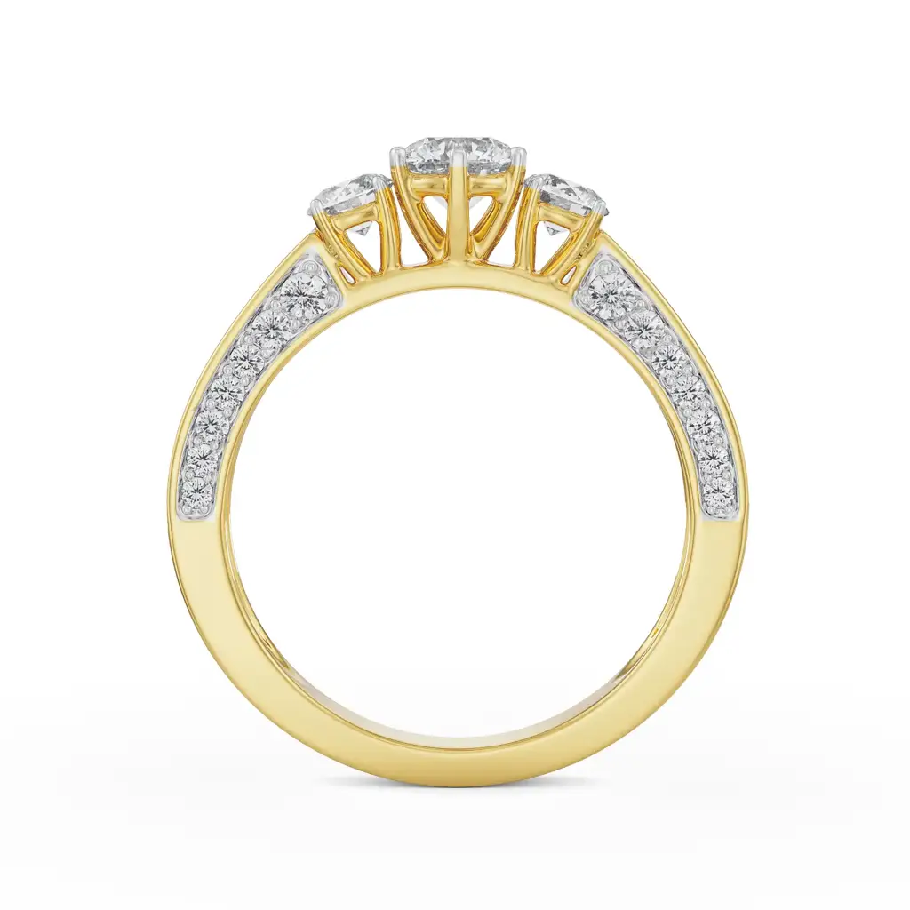 Three Stone Jessie Diamond Ring : R1320