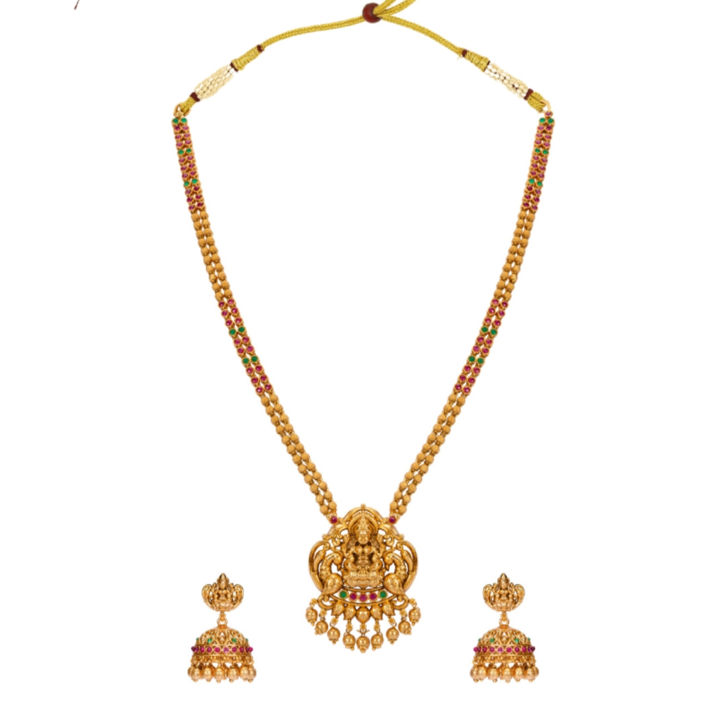 Sundari Combo Necklace Set  – 1 Gram Gold Plated Bead Necklace : P-1180