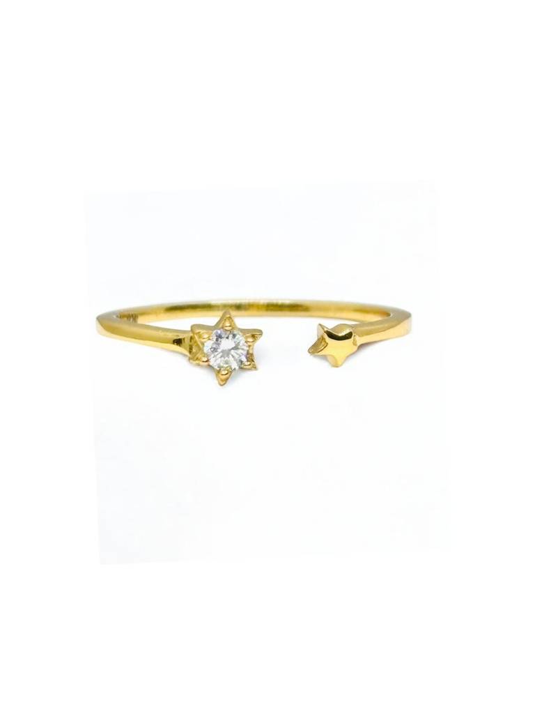 925 Sterling Silver Star Ring : 1380