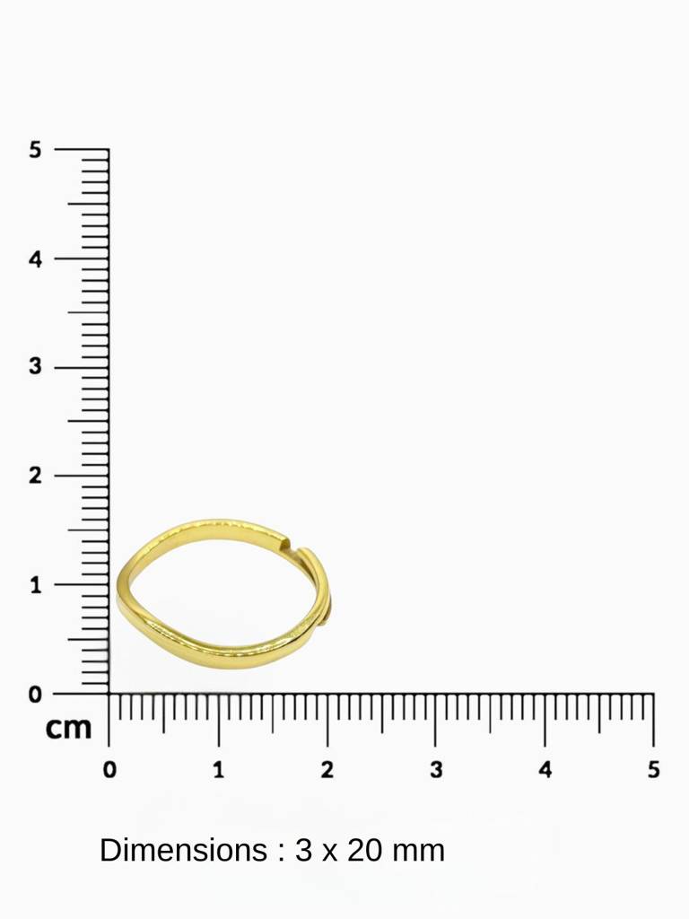 Wave Band Ring : 1382
