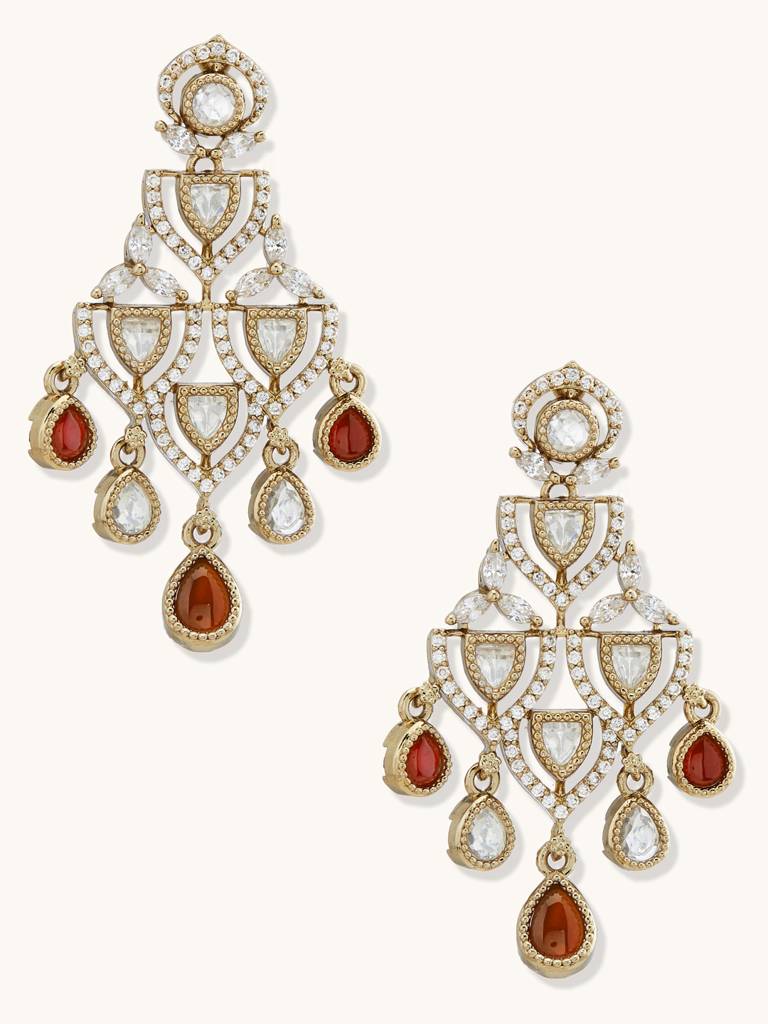 Kundan Victorian Necklace Set : YI24A0167N