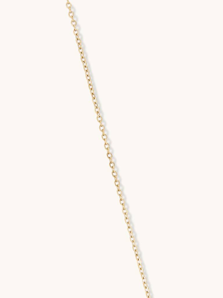 Gold Teardrop Casual Necklace : YI24A0149N