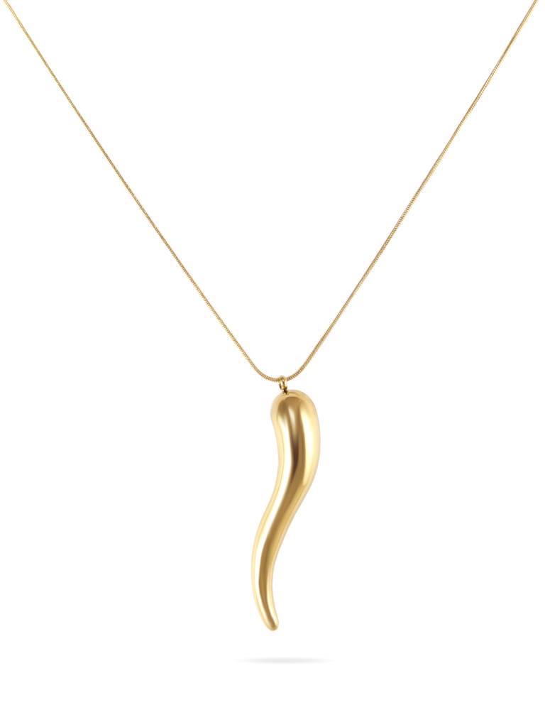 Golden Tooth Pendant Necklace : YI24A0080N