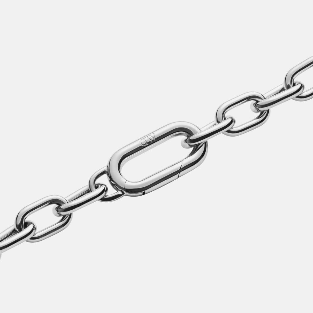 Daniel Wellington Crystal Link Metal Necklace For Women : DW00400607