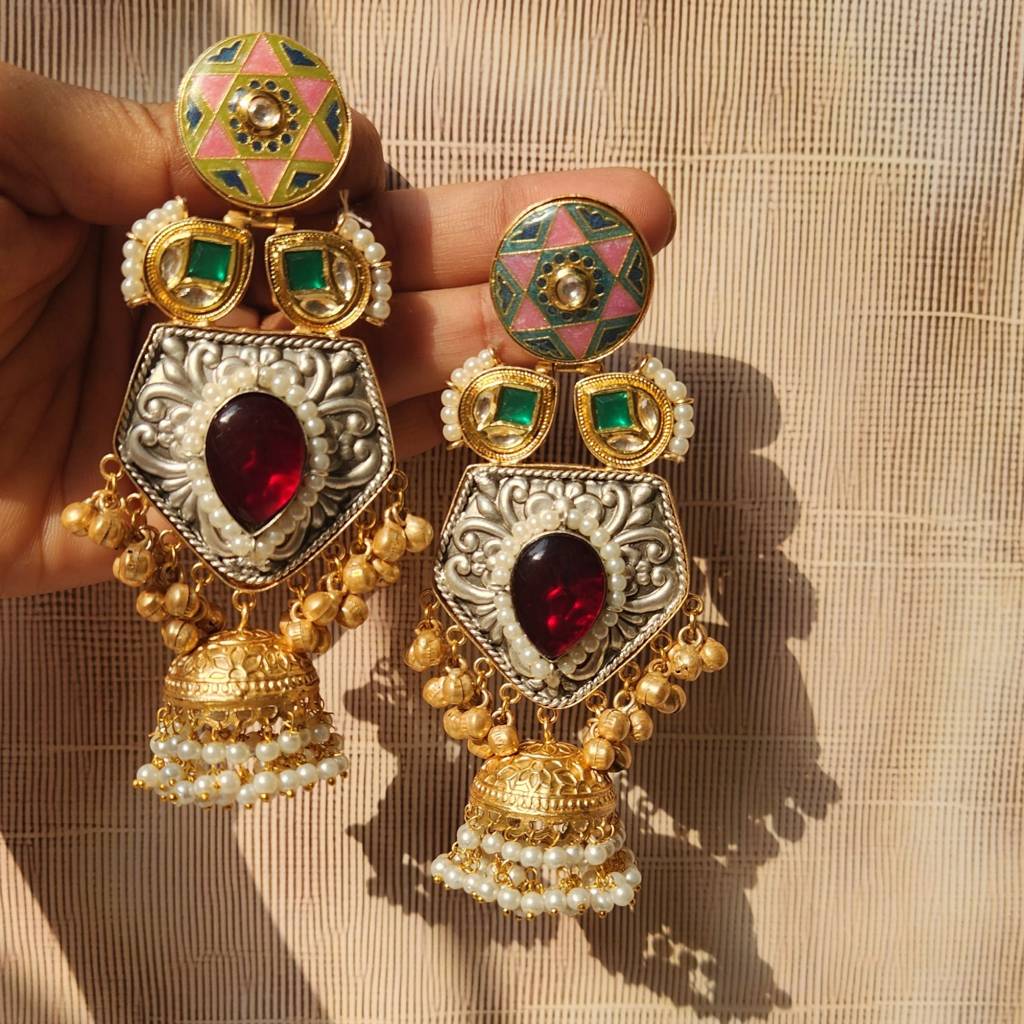 Saanjh Kashmiri Earrings : ER042