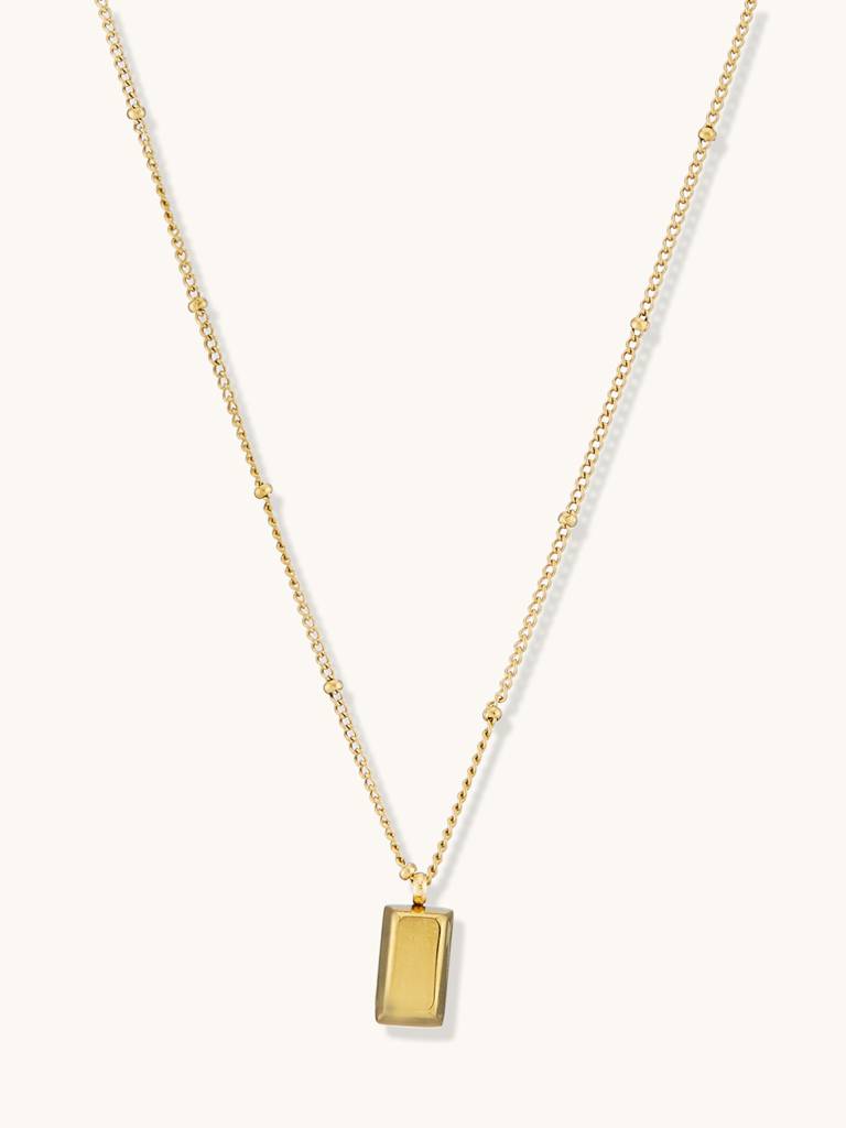 Minimalist Design Gold Necklace : YI24A0160N