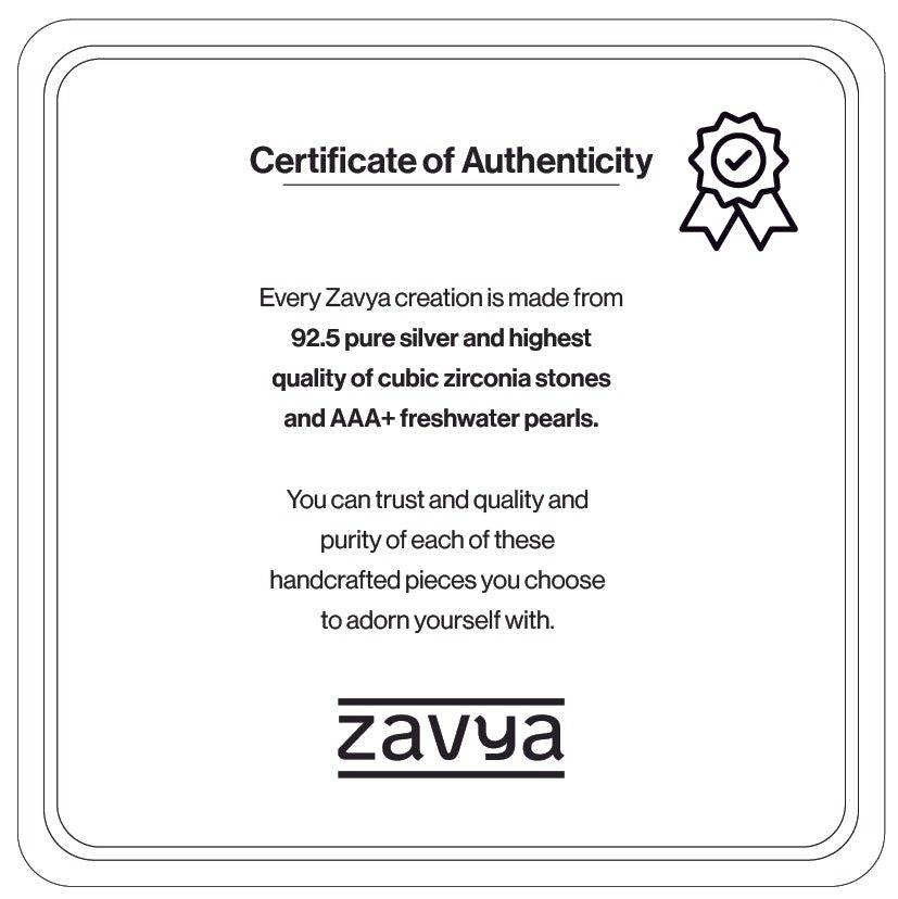 Zavya Eternal Bloom X Peacock Silver Bracelet In Rose Gold : BR-80145-Forever_Love