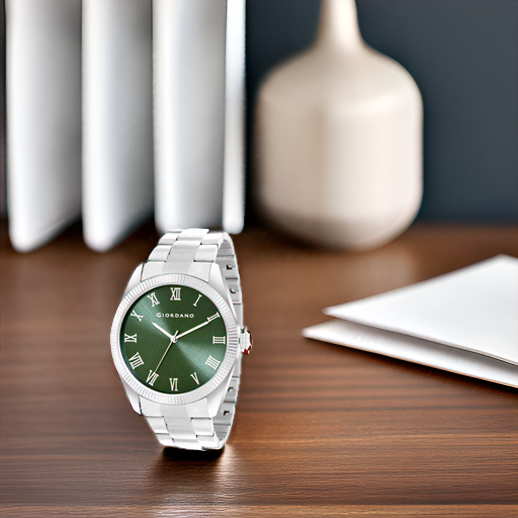 Giordano Classic Formal Analog Watch For Men With Stainless Steel Strap And Roman Numeric Indices -Gz-50112 : GZ-50112-11