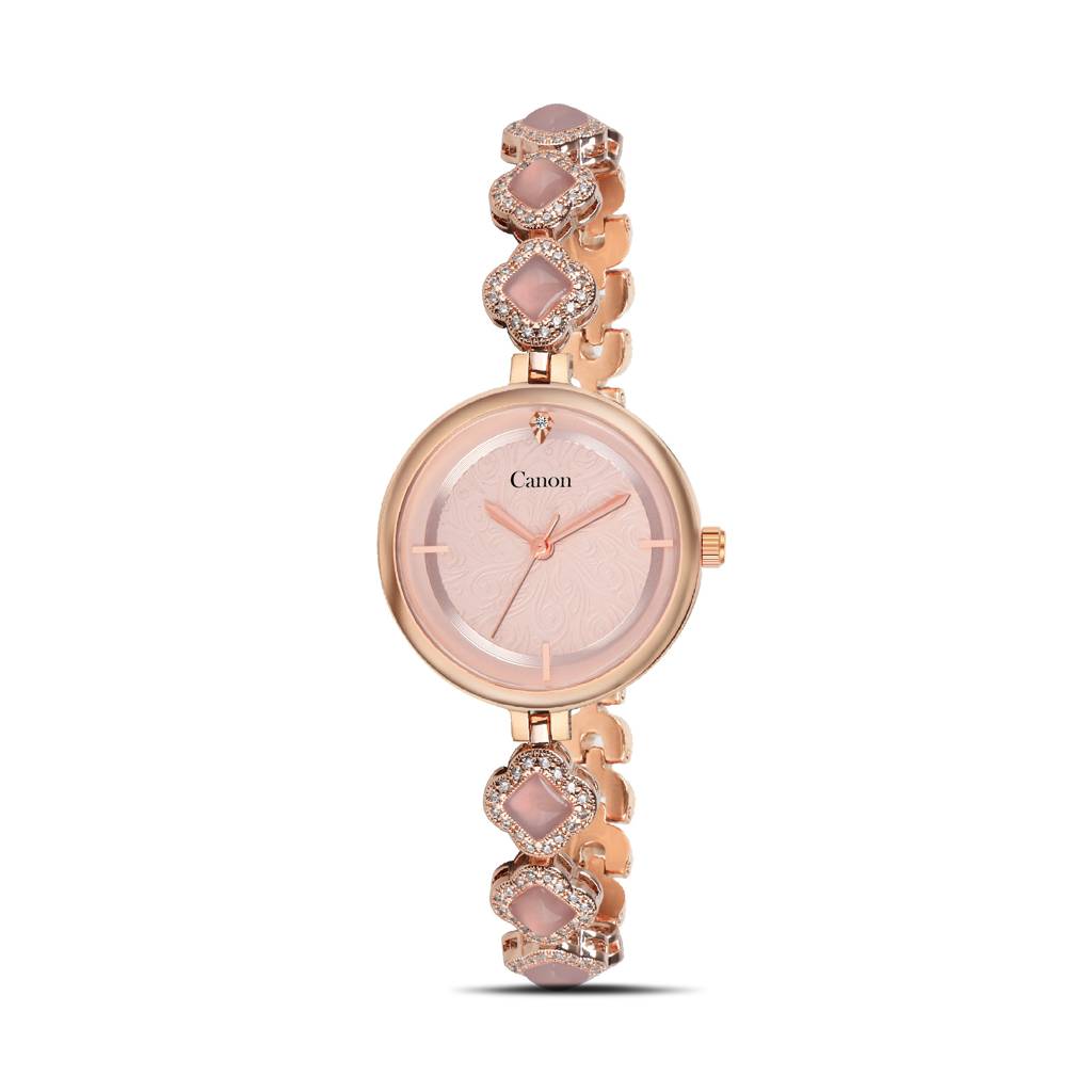 Serenite Dial Watch For Women With Crystal Halo Bracelet : CN-496