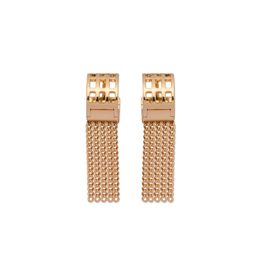 Aura Arc 18K Gold Plated Earrings : IconEcho18KGoldPlatedEarrings