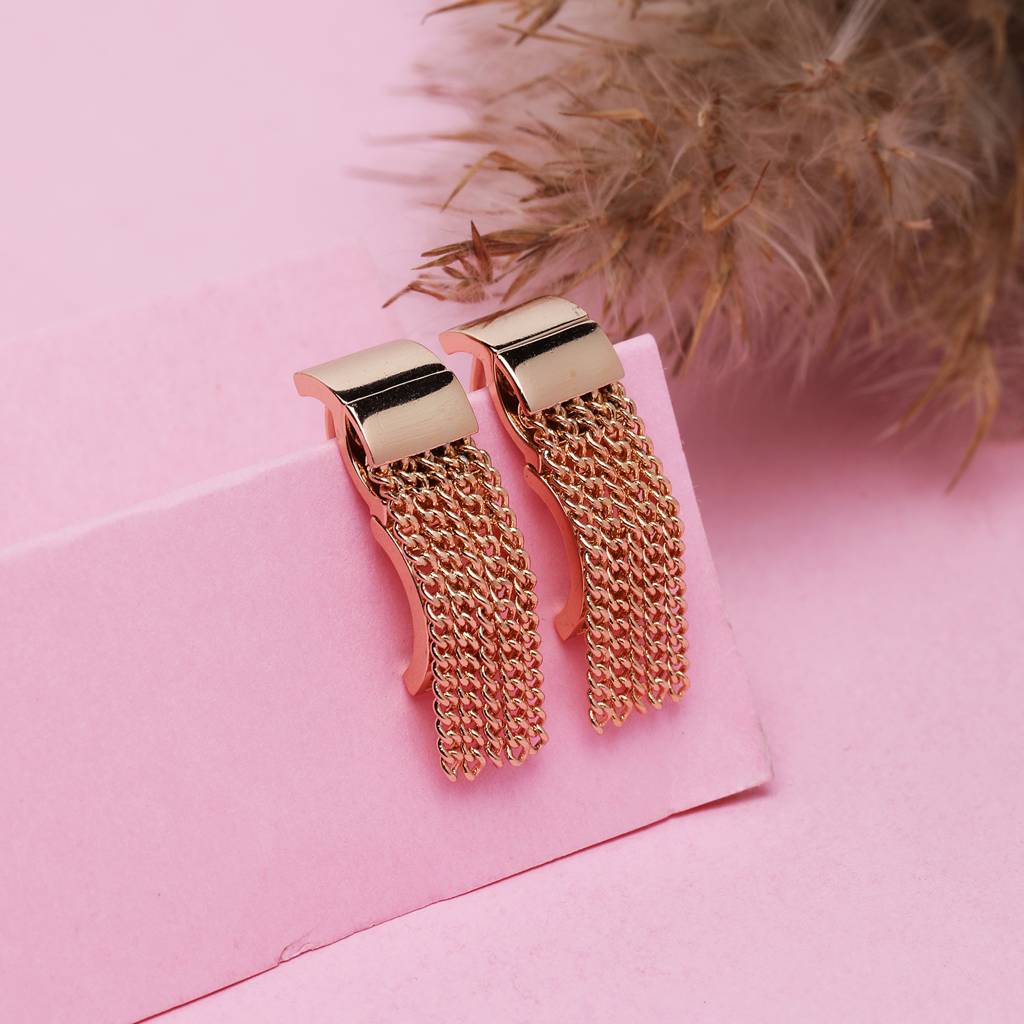 Aura Arc 18K Gold Plated Earrings : IconEcho18KGoldPlatedEarrings