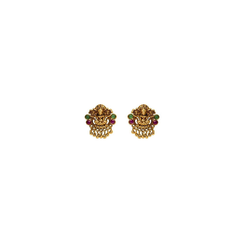 Tulja Combo Necklace Set  – 1 Gram Gold Plated Temple Necklace : T-43
