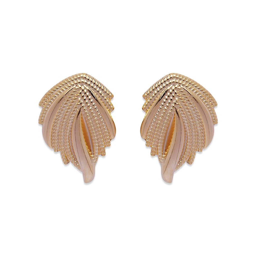 Bright Beat 18K Gold Plated Earrings : GoldRiot18KGoldPlatedEarrings