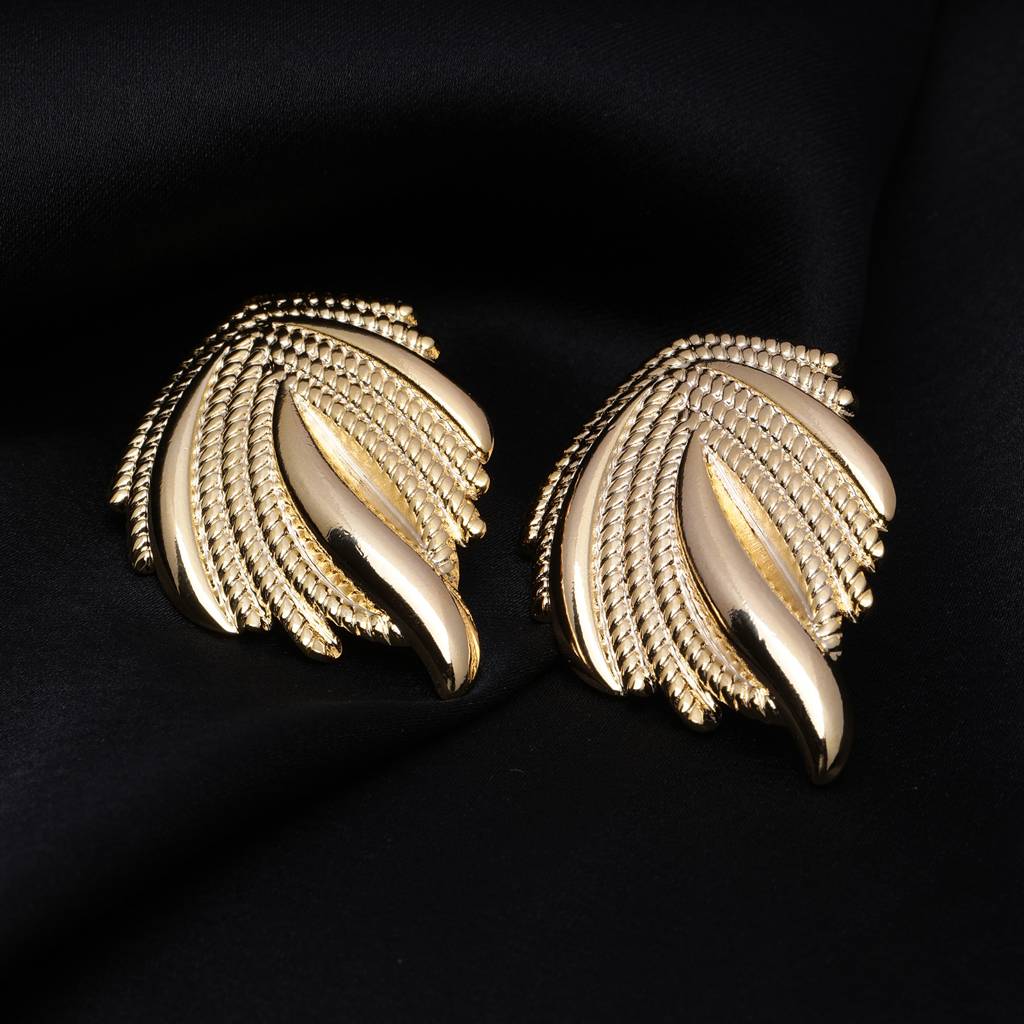 Bright Beat 18K Gold Plated Earrings : GoldRiot18KGoldPlatedEarrings
