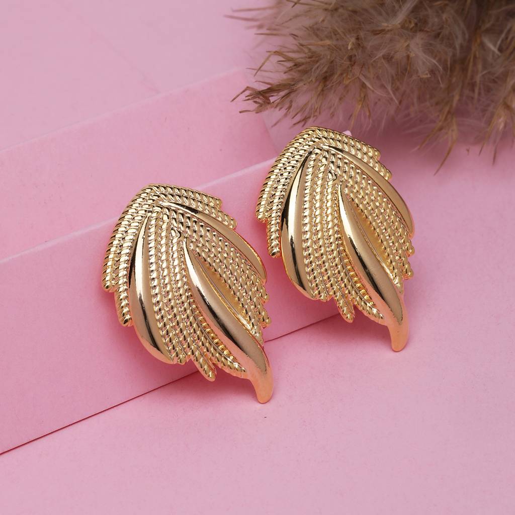 Bright Beat 18K Gold Plated Earrings : GoldRiot18KGoldPlatedEarrings
