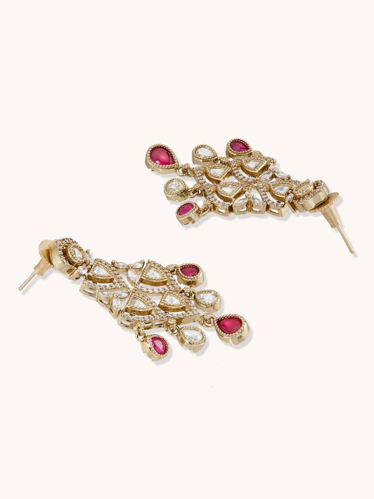 Kundan Victorian Necklace Set : YI24A0167N