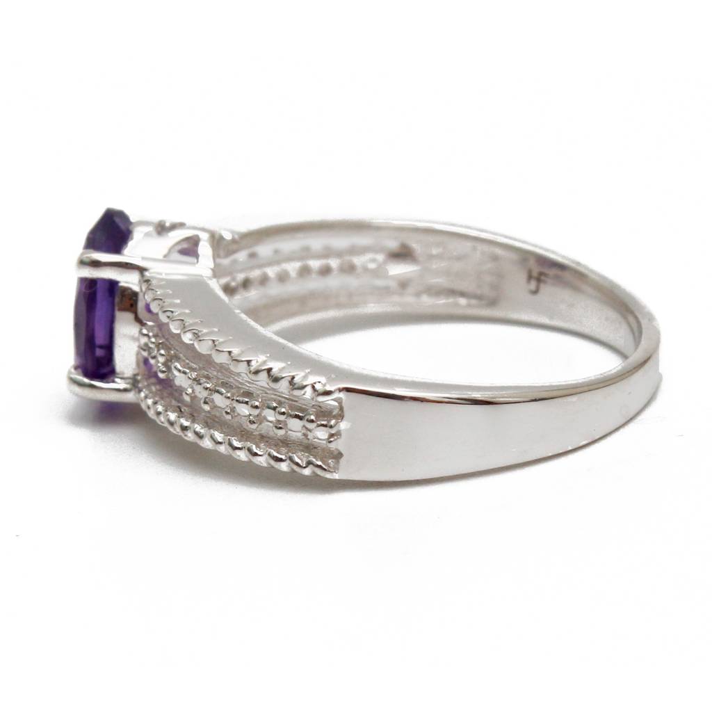 Amethyst Gemstone Ring : HJR0381
