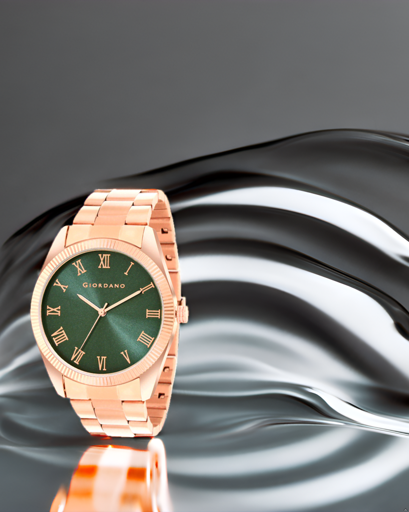 Giordano Classic Formal Analog Watch For Men With Stainless Steel Strap And Roman Numeric Indices -Gz-50112 : GZ-50112-66