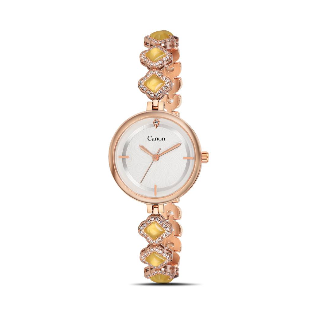 Serenite Dial Watch For Women With Crystal Halo Bracelet : CN-497