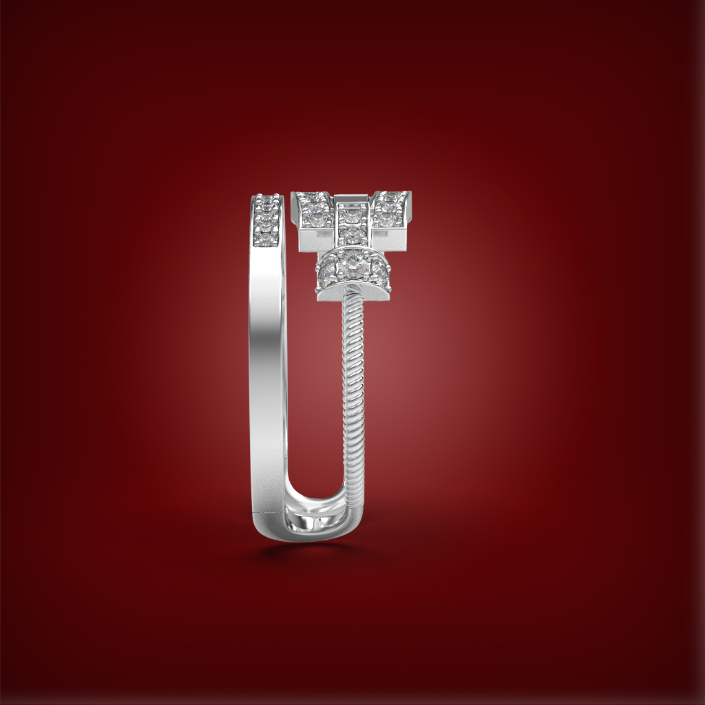 Trio Stacked Cuff Ring | 925 Sterling Silver : A5623