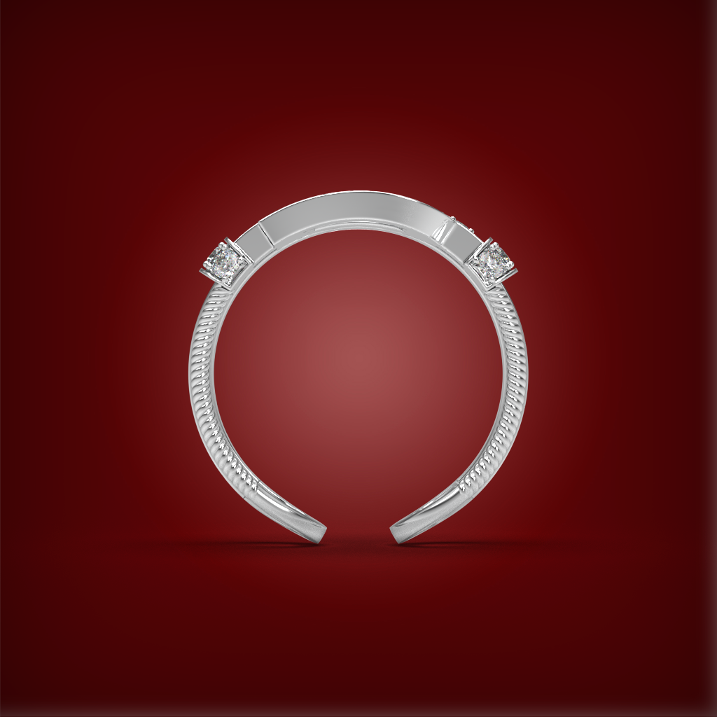 Trio Stacked Cuff Ring | 925 Sterling Silver : A5623