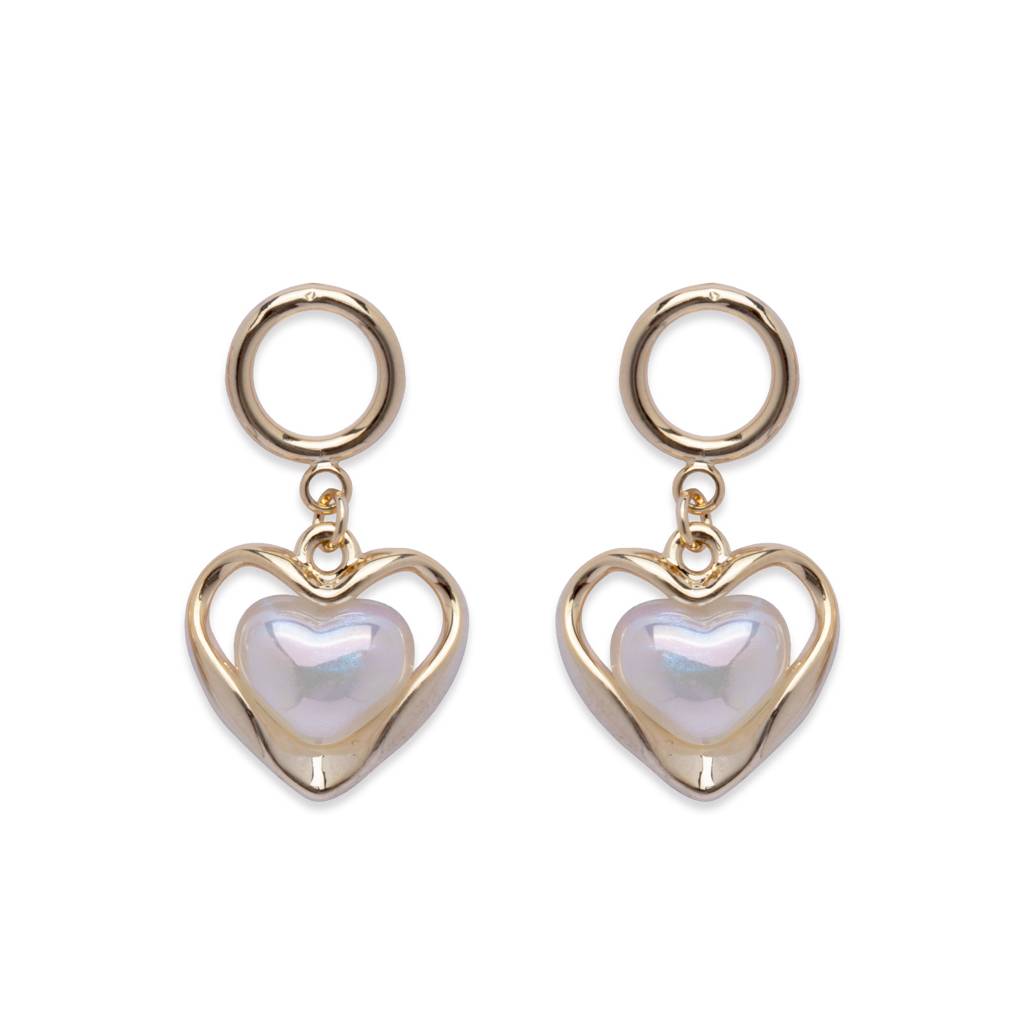 Drop Glam 18K Gold Plated Earrings : PetalBloom18KGoldPlatedEarrings