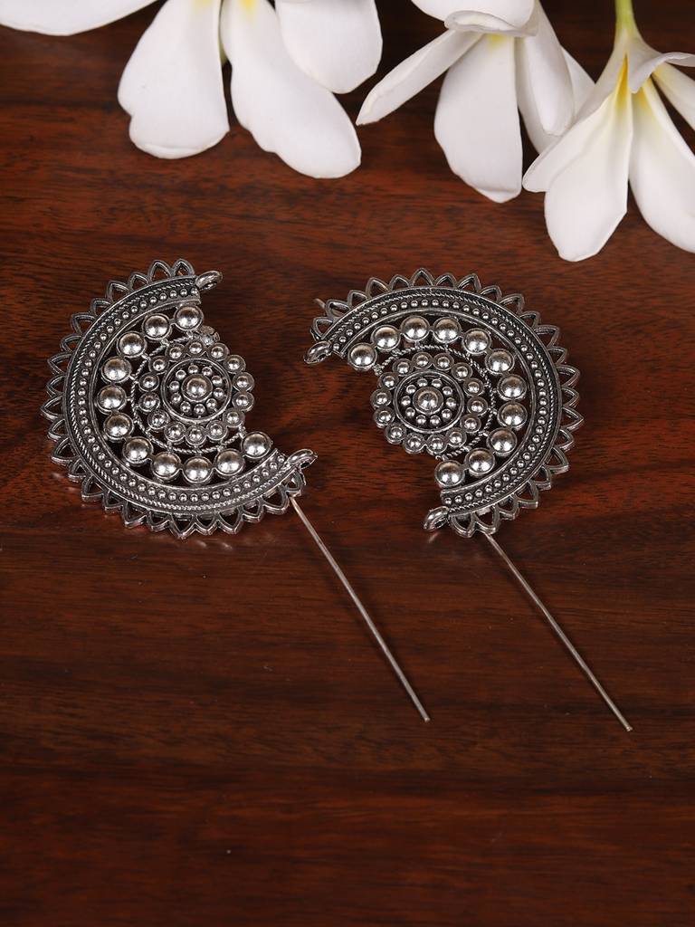Silver Serenade Ear Cuffs : OXYCFF1533