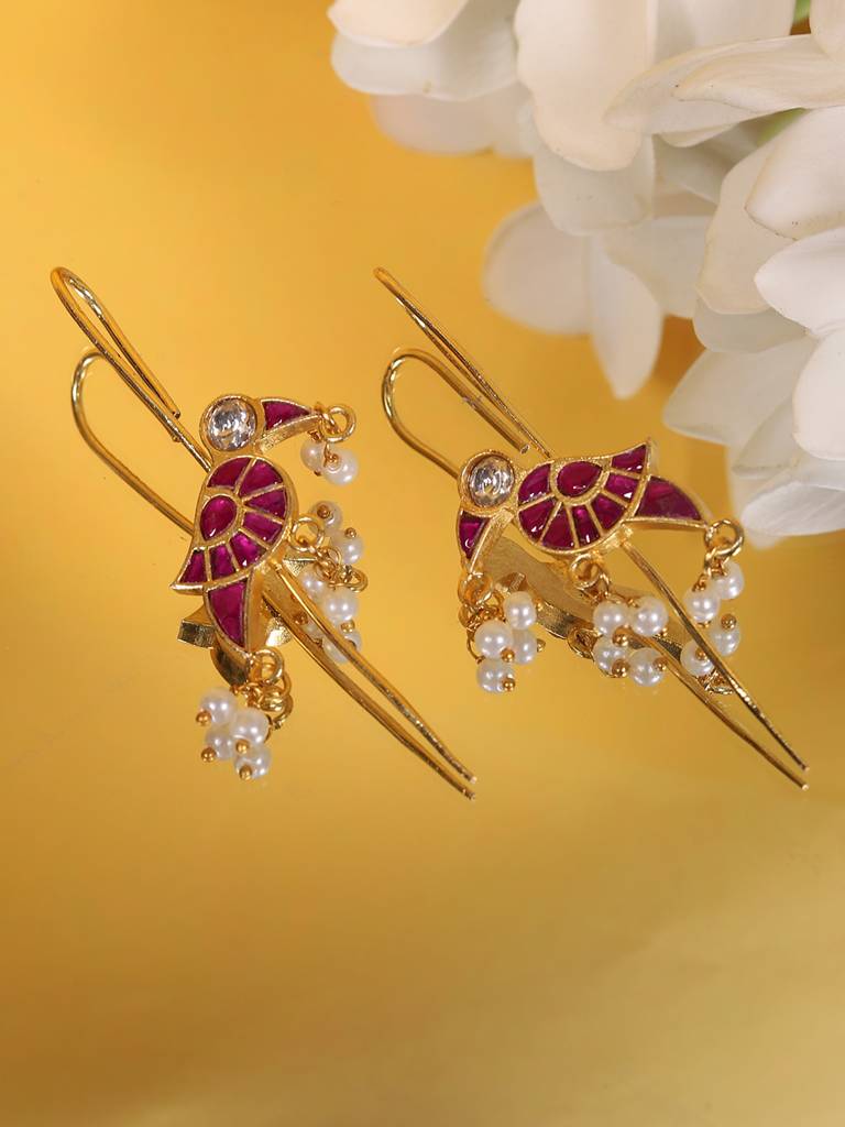 Rani Pink Ear Cuffs : RANIPINKCFF1536
