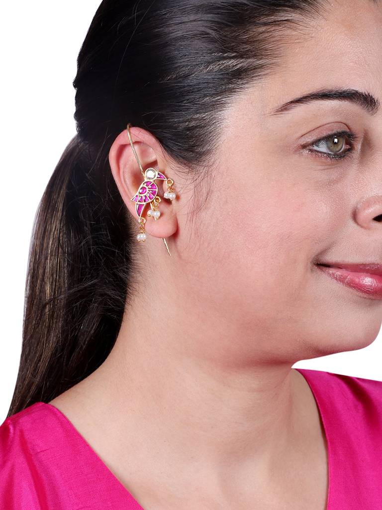 Rani Pink Ear Cuffs : RANIPINKCFF1536