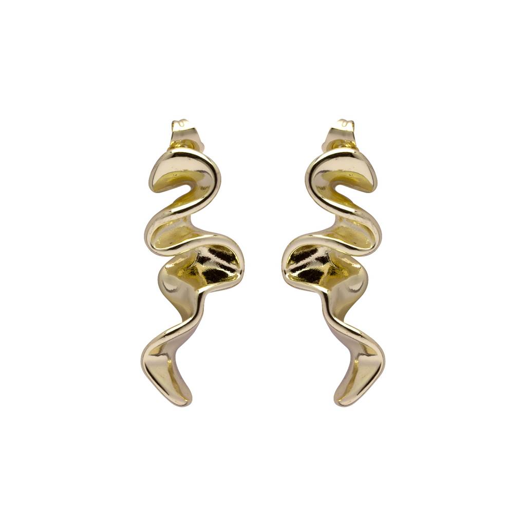 Elegance Fall 18K Gold Plated Earrings : LilyLuxe18KGoldPlatedEarrings