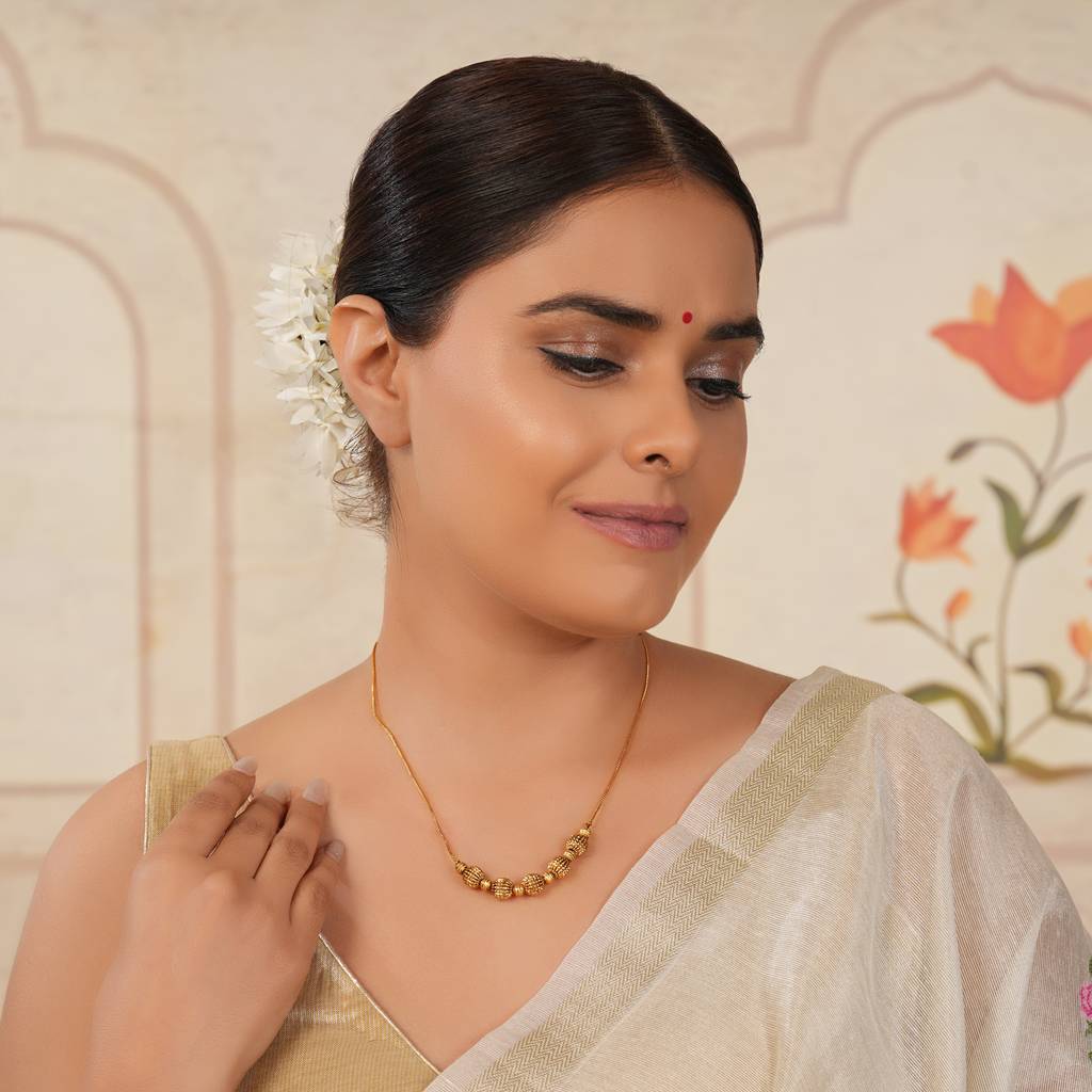 Cute Antique Gold Ball String Chain : SJ248