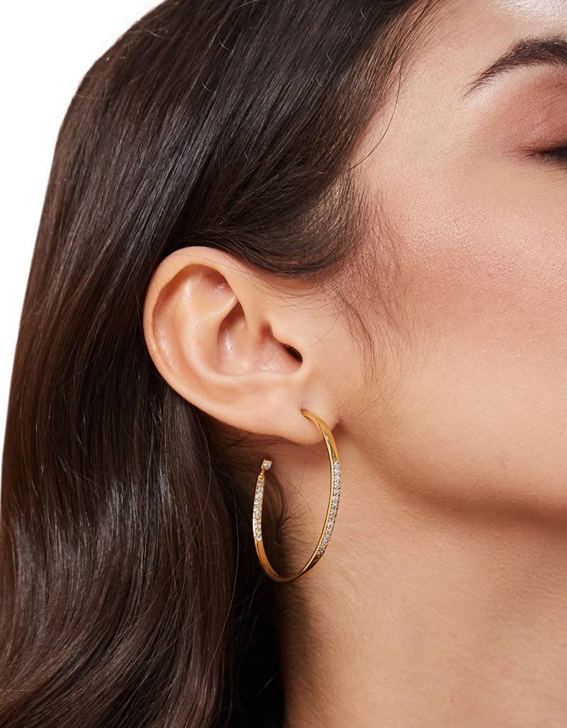 Celestial Glow Hoops : SSER20