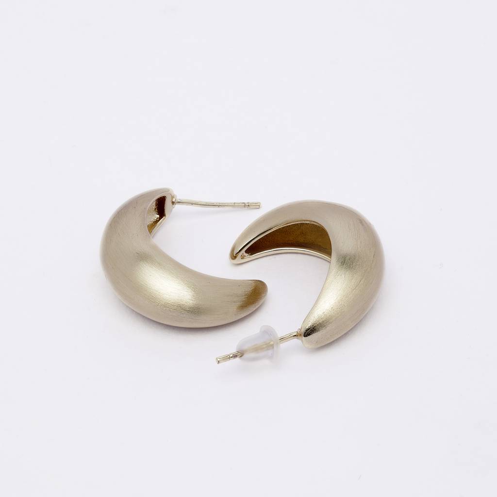 Gilded Edge 18K Gold Plated Earrings : GleamMode18KGoldPlatedEarrings