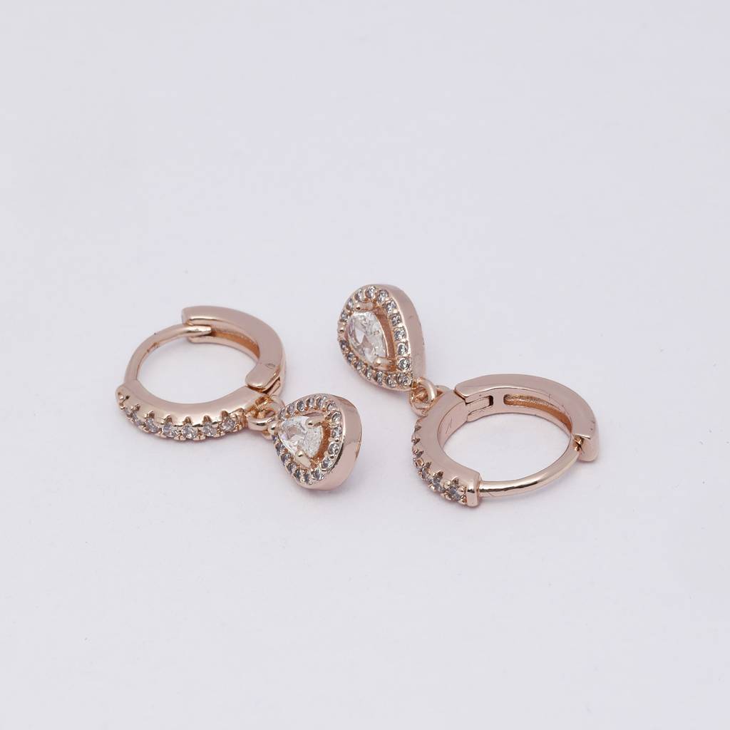 Glow Goals 18K Gold Plated Earrings : LustreLane18KGoldPlatedEarrings