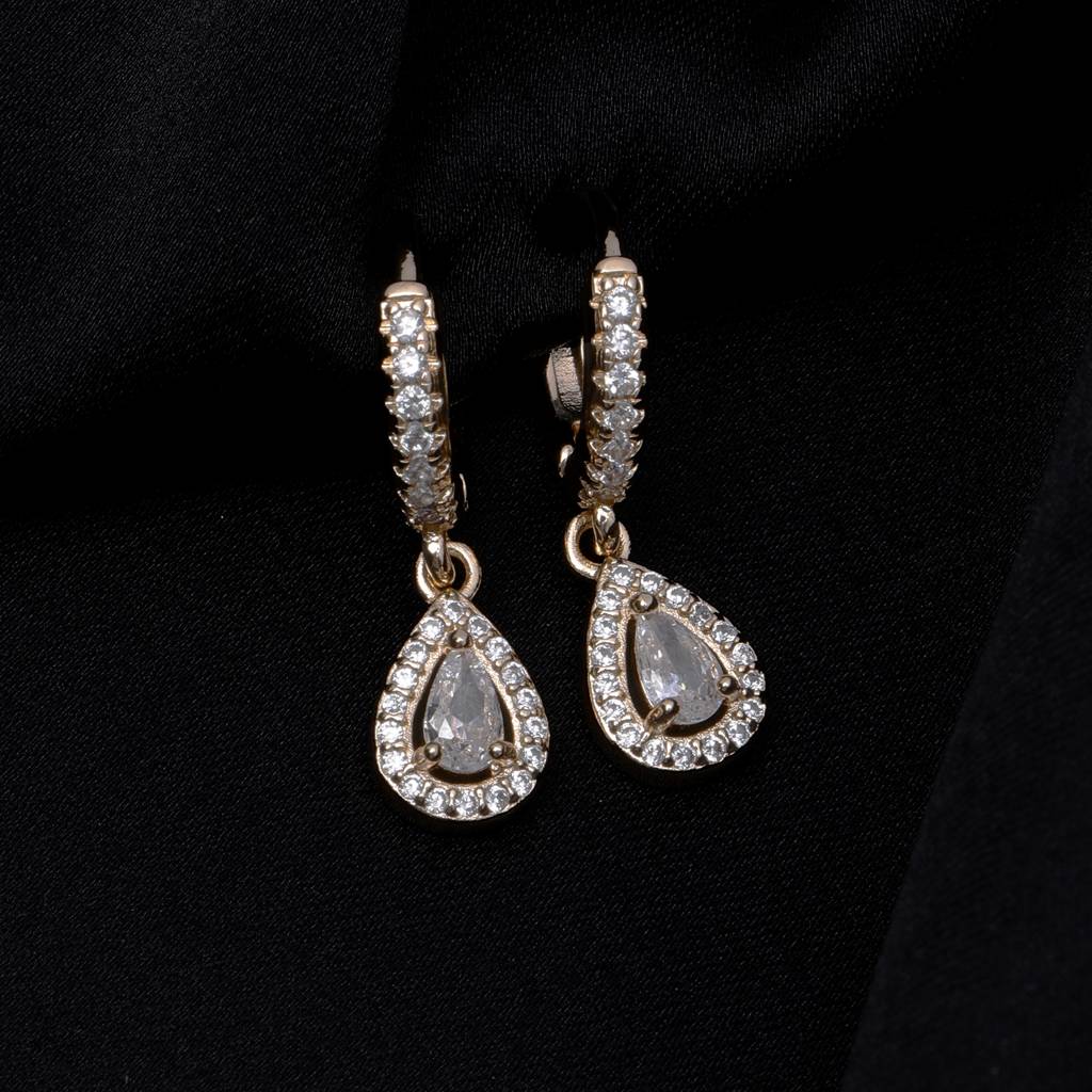 Glow Goals 18K Gold Plated Earrings : LustreLane18KGoldPlatedEarrings