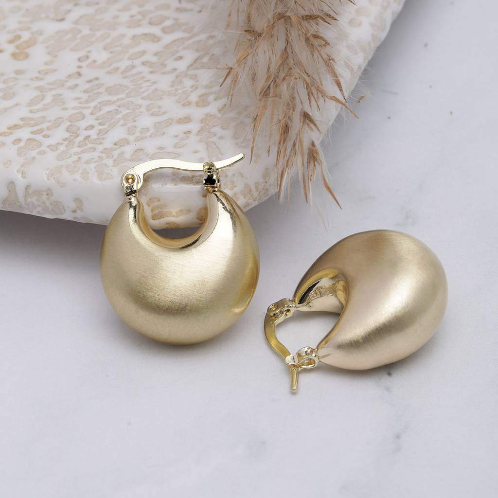 Gold Riot 18K Gold Plated Earrings : ShineCode18kGoldPlatedEarrings