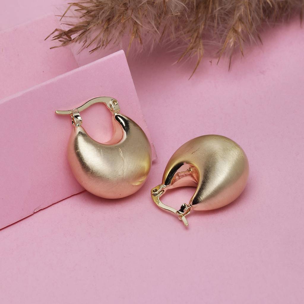 Gold Riot 18K Gold Plated Earrings : ShineCode18kGoldPlatedEarrings